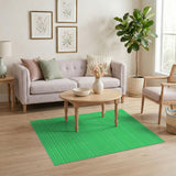 Green Gingham Green Gingham Checkered Area Rug