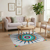 Vibrant Mandala Area Rug