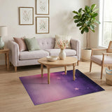 Starry Purple-Pink Galaxy Area Rug