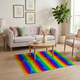 Rainbow Mountain River Washable Area Rug