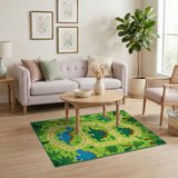 Dinosaur Jungle Play Rug for Kids