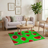 Multi-color and Patterns Playful Watermelon Slices Area Rug