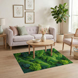 Lush Emerald Forest Hills Area Rug