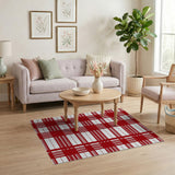 Red Buffalo Check Plaid Area Rug
