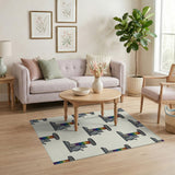 Rainbow Cat Post Kids Area Rug