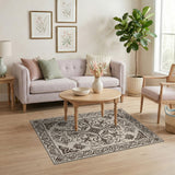 Ornate Floral Medallion Persian Area Rug