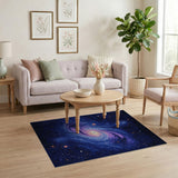 Cosmic Spiral Galaxy Area Rug
