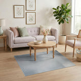 Grey Dot Fade Geometric Area Rug