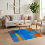 Multi-color and Patterns Vibrant Multi-Color Geometric Dot Area Rug