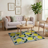 Lemon Branch Yellow Area Rug