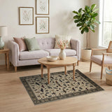 Cream Insect Collection Persian Area Rug