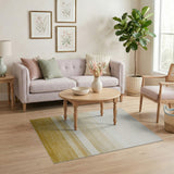 Ombre Beige Gradient Striped Area Rug