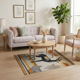 Geometric Antelope Southwestern Area Rug