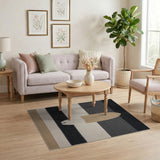 Surfboard Striped Coastal Rug