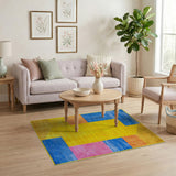 Geometric Modern Bold Multi-Color Geometric Area Rug