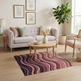 Tribal Serpent Wave Area Rug