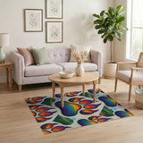Rainbow Bear Paw Mountain Area Rug