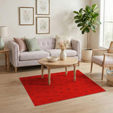 Festive Red Fruit Ornament Area Rug