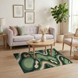 Golf Course Putting Greens Area Rug