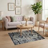 Distressed Southwestern Geometric Area Rug