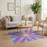 Radiant Starburst Multi-Color Abstract Area Rug