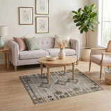 Beige Diamond Geometric Southwestern Rug
