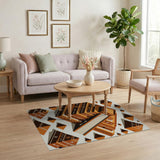 Mayan Stepped Pyramid Area Rug