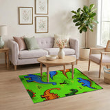 Kids Cartoon Dinosaur Area Rug
