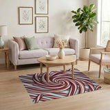 Candy Cane Swirl Area Rug