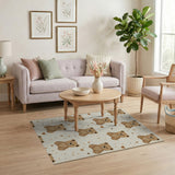 Cuddly Teddy Bear Pattern Area Rug