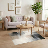 Abstract Area Abstract Beige Geometric Area Rug