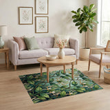 Vintage Honeysuckle Floral Area Rug