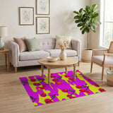 Fruit Pattern Vibrant Cherry Fruit Pattern Area Rug