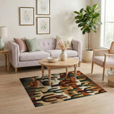 Southwestern Cactus Sunset Desert Rug