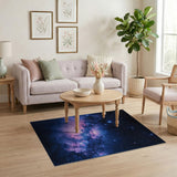 Multi-color and Patterns Starry Nebula Galaxy Area Rug