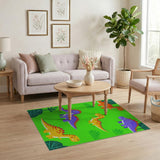 Multi-color and Patterns Playful Cartoon Dinosaur Kids Area Rug