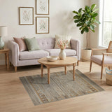 Southwestern Beige and Neutral Beige Grey Southwestern Geometric Area Rug