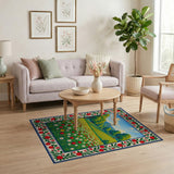 Apple Blossom Wildflower Valley Rug