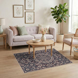 Purple Floral Vintage No. 13 Area Rug