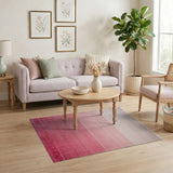 Blush Pink Ombre Gradient Area Rug