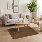 Brown Houndstooth Area Rug