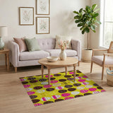 Playful Easter Egg Multi-Color Area Rug
