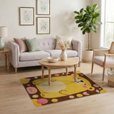 Adorable Yellow Bear Kids Area Rug