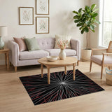 Starburst Radiance Geometric Area Rug