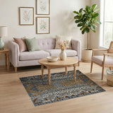 Grey Orange Heritage Tribal Area Rug