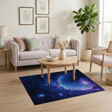 Cosmic Nebula Swirl Area Rug