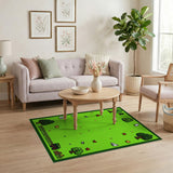 Playful Farmyard Cartoon Kids Area Rug