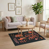 Witching Dachshund Halloween Area Rug