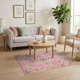 Pink Floral Vintage No. 11 Area Rug