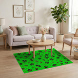 Sparkling Shamrock Green Area Rug